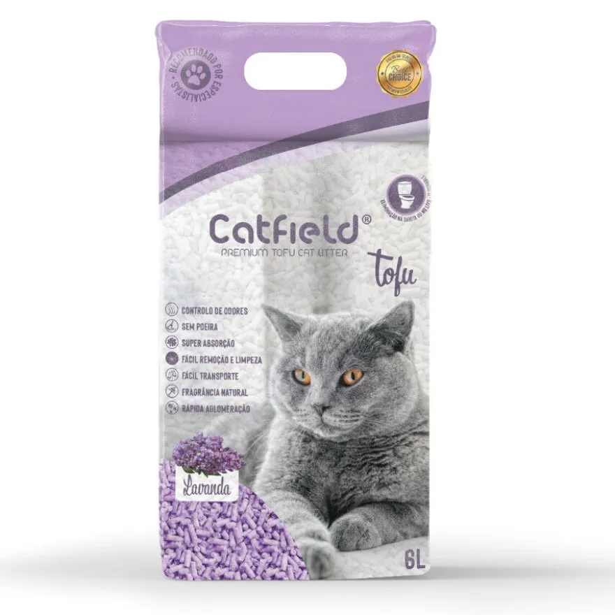 Catfield Tofu Arena Aglomerante Lavanda para gatos