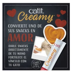 Catit Creamy Snack Líquido de Atún para gatos