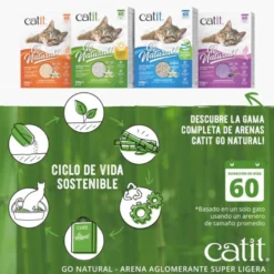 Catit Go Natura! Arena Biodegradable Bambú para gatos