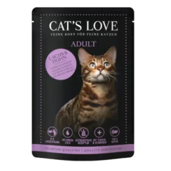 Cat's Love Adult Salmón y Pollo en Gelatina sobre para gatos