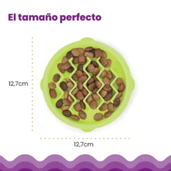 Catstages Cat Fun Comedero Lento Verde para gatos