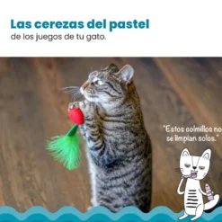 Catstages Dental Cherries Peluche Suave de Cerezas para gatos