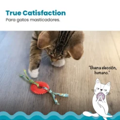 Catstages Kitty Chew Roja Rueda Mordedor para gatos