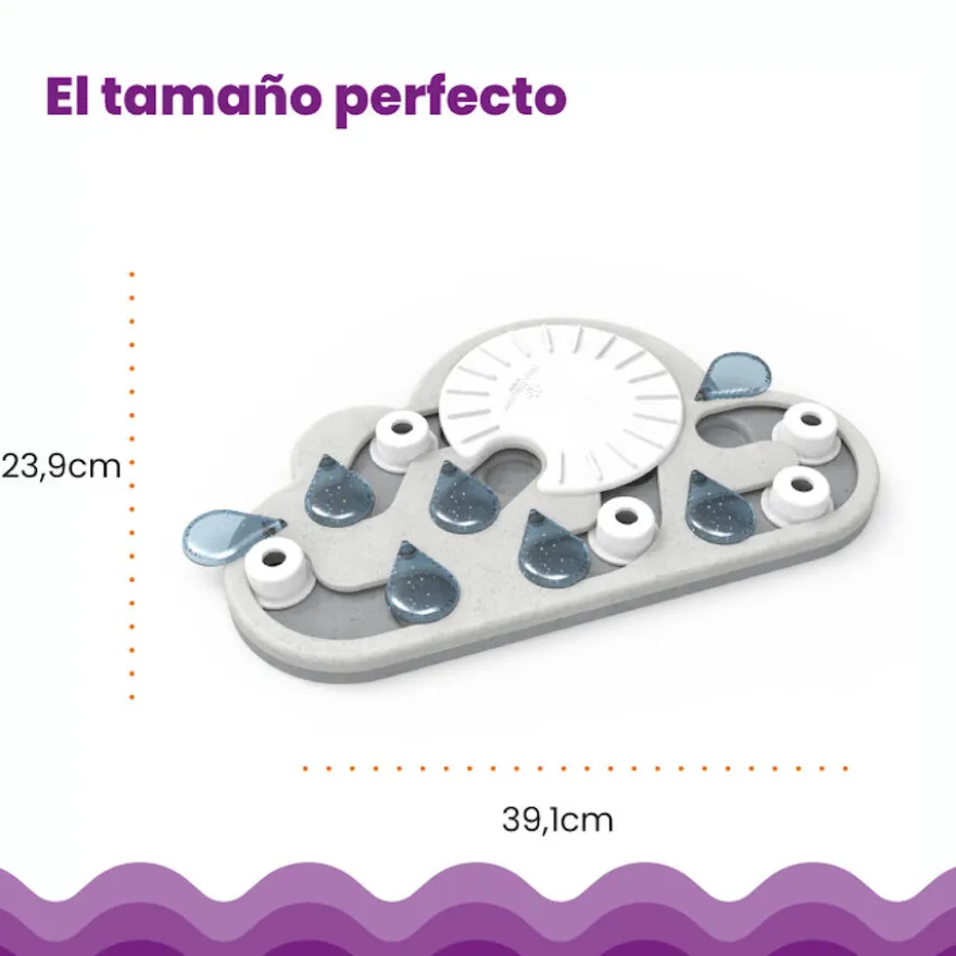 Catstages Nina Ottosson Puzzle & Play Rainy Day Juguete de Inteligencia para gatos