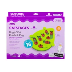 Catstages Nina Ottosson Puzzle & Play Buggin’ Out Juguete de Inteligencia para gatos