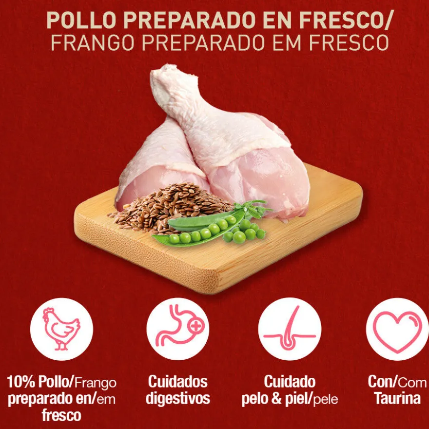Catxtreme Adult Skin & Coat Sterilised Pollo pienso para gatos