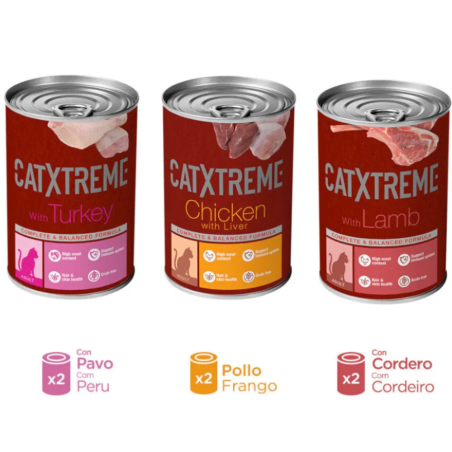 Catxtreme Multipack paté en lata para gatos