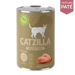 Catzilla Adult Grain Free Pollo en Paté lata para gatos