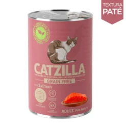 Catzilla Adult Grain Free Salmón en Paté lata para gatos