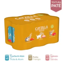 Catzilla Adult Grain Paté latas para gatos