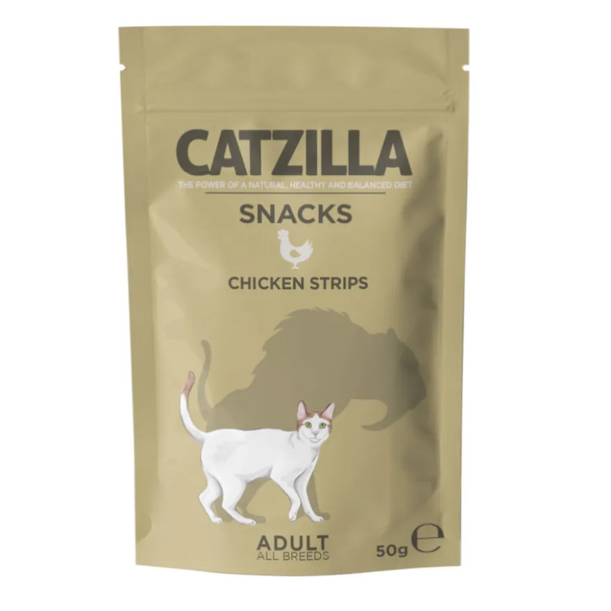 Catzilla Tiras Piccolinis de Pollo para gatos