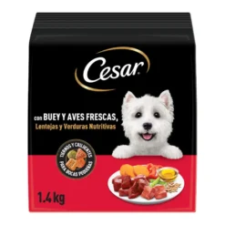 Cesar Buey y Aves Frescas pienso semihúmedo para perros