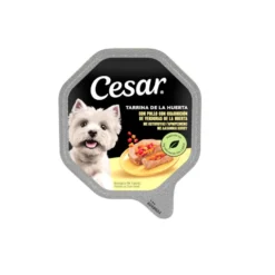 Cesar Recetas de la huerta Tarrina en Paté y Gelatina para Perros