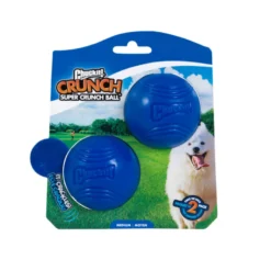 Chuckit! Crunch Pelota con Sonido para perros – Pack 2