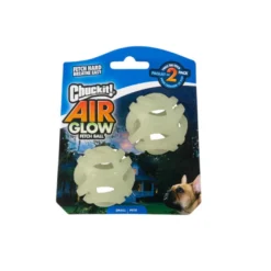 Chuckit! Pack de Pelotas de Goma Fluorescente para perros