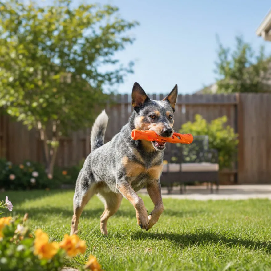 Chuckit! Palo Mordedor de Goma Naranja para perros