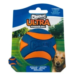 Chuckit! Ultra Squeaker Pelota con Sonido y Rebote para perros