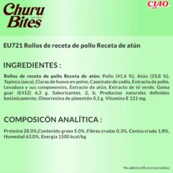 Churu Bites Bocaditos de Pollo y Atún para gatos