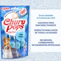 Churu Pops Palitos Receta de Atún para gatos