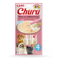 Churu Snack Cremoso de Atún con Salmón para gatos
