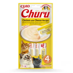 Churu Snack Cremoso de Pollo con Queso para gatos