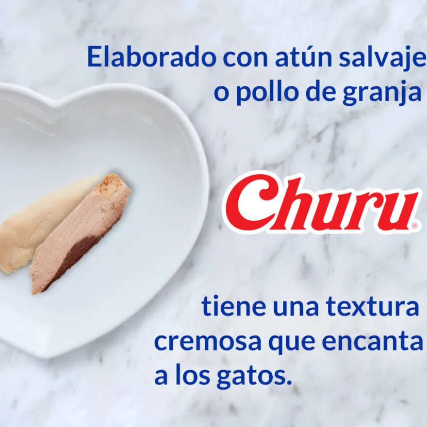 Churu Snack Cremoso de Pollo para gatos