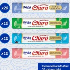 Churu Snack Cremoso Variedades de Atún para gatos