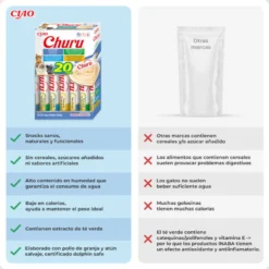 Churu Snack Líquido Variedades de Atún para gatos