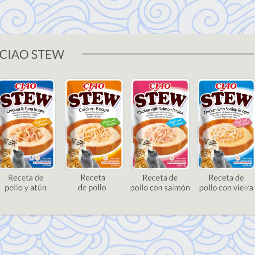 Churu Stew Estofado de Pollo y Atún para gatos