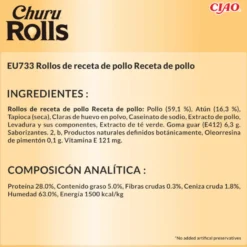 Churu Sticks Rolls de Pollo para gatos