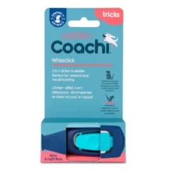 Coachi clicker con silbato de entrenamiento azul oscuro para perros