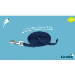 Coachi correa de adiestramiento azul para cachorros
