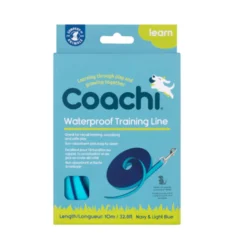 Coachi correa de 10 metros impermeable azul para perros