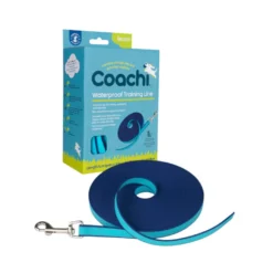 Coachi correa de 10 metros impermeable azul para perros