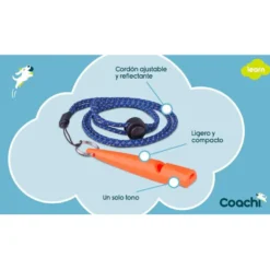 Coachi silbato de adiestramiento azul para perros