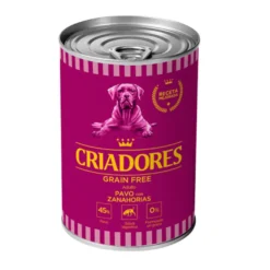 Criadores Adulto Grain Free Pavo y Zanahorias lata para perros