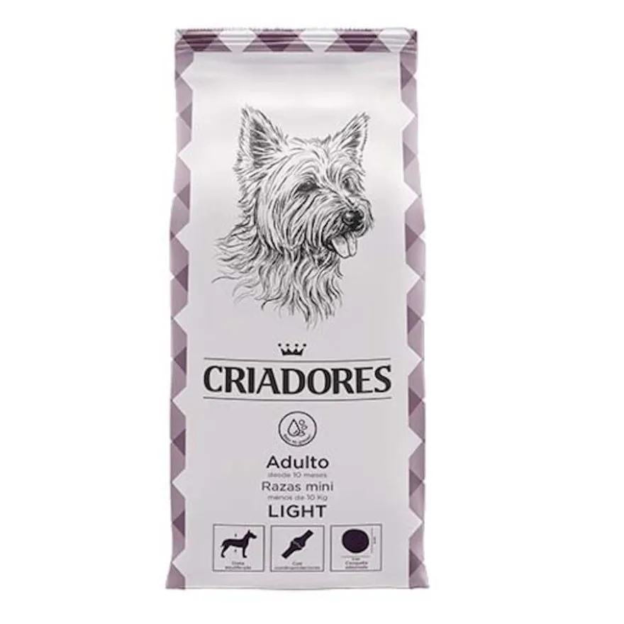 Criadores Adulto Light pienso para perros de raza mini