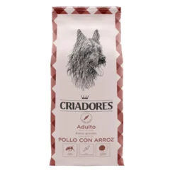 Criadores Adulto Pollo y Arroz pienso para perros de razas grandes