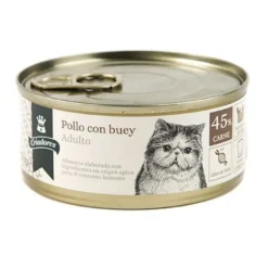 Criadores Adulto Pollo y Buey lata para gatos