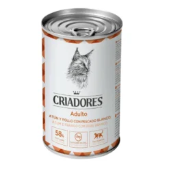 Criadores Adultos Atún y Pollo lata para gatos