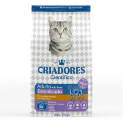Criadores Científico Adulto Esterilizado Pollo pienso para gatos
