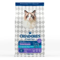 Criadores Científico Adulto Esterilizado Pescado Blanco pienso para gatos