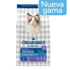 Criadores Científico Adulto Esterilizado Pescado Blanco pienso para gatos