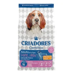 Criadores Científico Light -46% contenido graso Adulto Medium-Maxi Pienso Pollo para perros