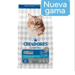 Criadores Científico Senior +12 Pescado pienso para gatos