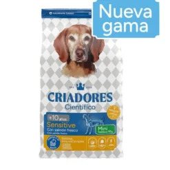 Criadores Científico Senior Sensitive Mini Pienso Salmón para perros