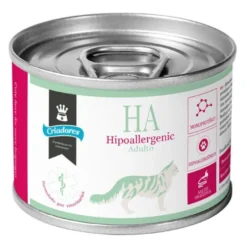 Criadores Dietetic Adulto Hypoallergenic lata para gatos