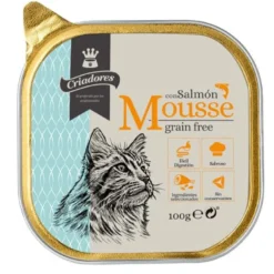Criadores Grain Free Mousse de Salmón tarrina para gatos