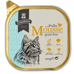 Criadores Grain Free Mousse de Pollo tarrina para gatos