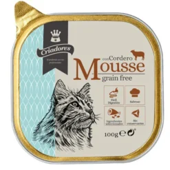 Criadores Grain Free Mousse de Cordero tarrina para gatos
